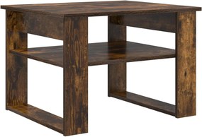 vidaXL Masă de cafea Stejar fumuriu 64 x 54 x 44 cm Lemn compozit