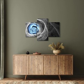 Tablou - Abstract Rose Blue (90x60 cm)