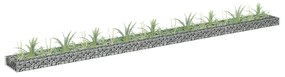 Strat inaltat gabion, 360x30x10 cm, otel galvanizat 1, 360 x 30 x 10 cm, otel