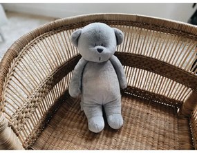 Pluș de îmbrățișat cu sunete și lumină Moonie ursuleț 2.0 silver