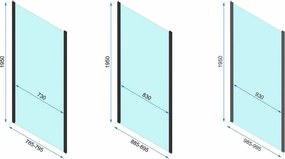 Cabina dus REA Rapid Swing Crom