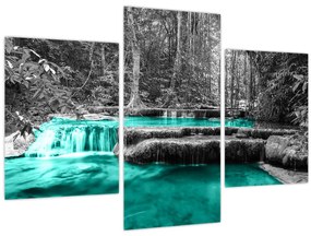 Tablou - Râul de iarnă (90x60 cm)