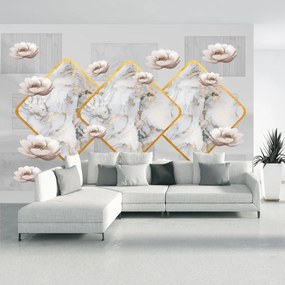 Fototapet - Colaj de materiale 3 (147x102 cm)