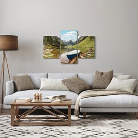 Tablou - Seealpsee, lac din Elveția (90x60 cm)
