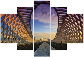 Tablou - Pod cu arhitectură modernă (150x105 cm)