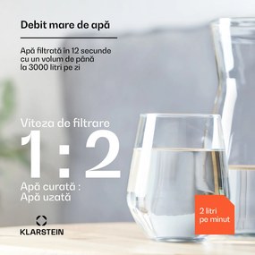 Klarstein PureLine 800, sistem de filtrare, osmoză inversă, 800 GPD / 3000 L/d