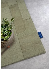 Covor tip traversă verde țesut manual din lână 80x250 cm Charlotte – Villeroy&amp;Boch