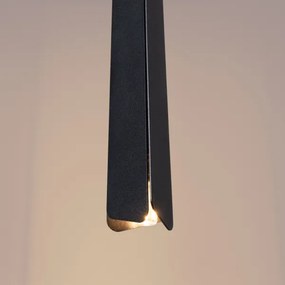 Lustră pe cablu Sollux SL.1402 PRYSM 3xG9/8W/230V negru