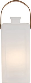 Lampă de masă modernă albă cu efect de flacără reîncărcabilă IP44 - Stard