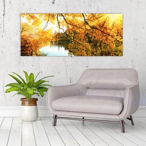 Tablou - Copac de toamnă (120x50 cm)