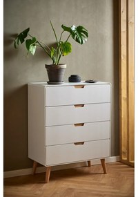 Comodă albă 80x100x40 cm Lowell – Actona