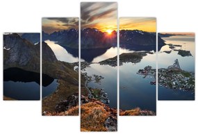 Tablou - Peisaj montan, Norvegia (150x105 cm)
