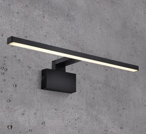 Aplica de perete LED pentru baie IP44 Marlee negru 3000K