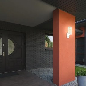 Aplică de exterior Briloner 3628-016 1xE27/12W/230V IP44 alb