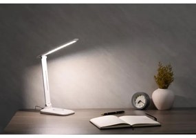 Immax 09107L - Lampă de birou LED dimabilă cu încărcare wireless QI LUMI LED/7W/230V albă
