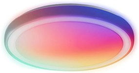 Plafonieră LED RGBW pentru baie Aigostar LED/24W/230V IP44 + telecomandă