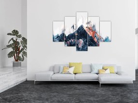 Tablou - Pădure, abstrecție (150x105 cm)