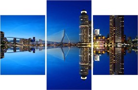 Tablou - Rotterdam nocturn (90x60 cm)
