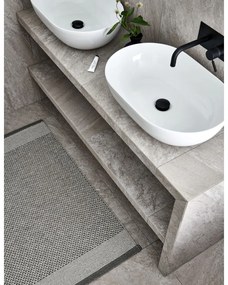 Covor pentru exterior și interior gri 60x85 cm Edit Warm Grey – Pappelina
