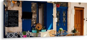 Tablou - ședere în Grecia (120x50 cm)