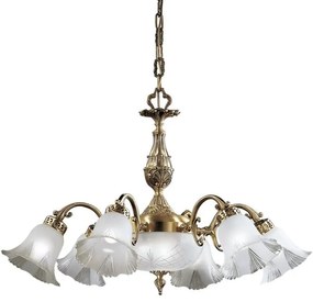 Candelabru 6 brate LUX design clasic realizat manual Bell