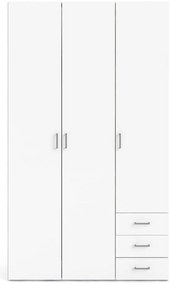 Șifonier alb 116x200 cm Space – Tvilum