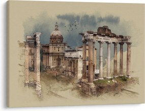 Tablou - Forumul Roman, Roma, Italia (70x50 cm)