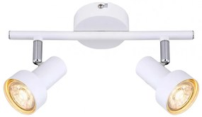 Aplica cu 2 spoturi design industrial Konrad alb 5355 RX