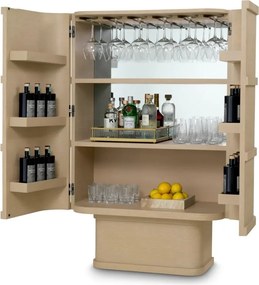 Bufet, Bar design LUX, Furnir de stejar albit, Cabana