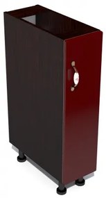 Corp inferior 20 cu 1 usa Zebra MDF rosu simplu