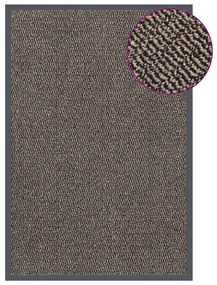 vidaXL Covoraș de intrare cu smocuri, maro închis, 80x120 cm