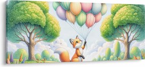 Tablou – Vulpe fericită (120x50 cm)