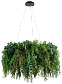 Lustra LED cu telecomanda Garden 90 negru