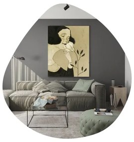 Oglindă de perete BESSO 60x60 cm negru