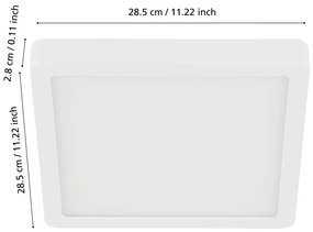Plafonieră smart LED 19,5 W FUEVA-Z – EGLO