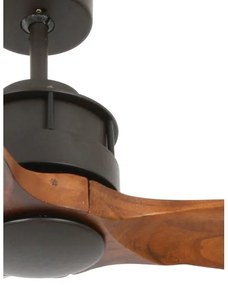 Ventilator de tavan Lucci air 210507 AIRFUSION AKMANI paulovnia/negru + telecomandă