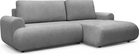Colțar extensibil cu funcție de dormit Lotulis Mini dreapta - gri material hidrofob Blur 18