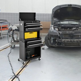 Cutie de scule mobilă 2 în 1