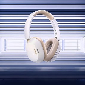 Casti fara fir UGREEN HiTune ANC Max5c HP203, Pana la 75 de ore, Spatial Audio, Hi-Res, Anulare hibrida a zgomotului (ANC), Pliabile, Alb