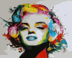 Pictura pe numere cu un cadru "Marilyn Monroe 2" 50x40 cm