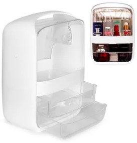 Organizator spatios pentru cosmetice 36 x 18 x 26 cm - alb