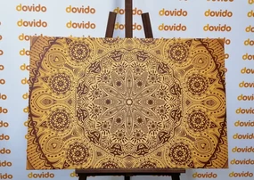 Tablou Mandala ornamentală cu dantelă