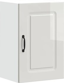 vidaXL Dulap de bucatarie "Kalmar" din lemn prelucrat alb lucios