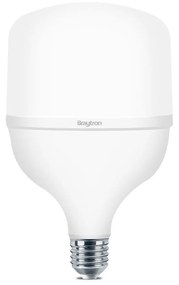 Bec led 50W(320W), E27, T140, 5500 lm, lumina rece (6500K), opal, Braytron