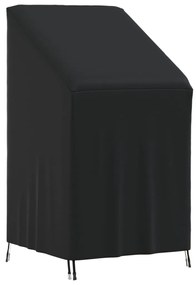 359666 vidaXL Husă scaun de grădină, negru, 70x70x85/125 cm, Oxford 420D