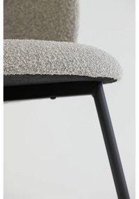 Scaun de sufragerie gri tapițat Elyna – Light &amp; Living