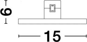 Accesoriu Libo 6W, Corp de iluminat pentru sistemul magnetic-decorativ MAGNA