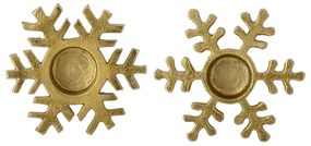 Sfeșnice din metal cu model de Crăciun 2 buc. Lisetta – Bloomingville