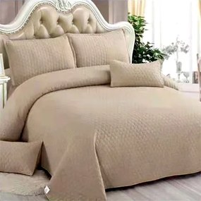 Cuvertura bumbac cu in, 5 piese, pat 2 persoane, 220x240 cm, CBI10