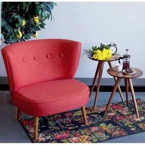 Fotoliu JENI roșu